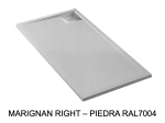 Receveur de douche, sur mesure : Largeur 100 à 300 cm x l. 70 à 150 cm. Bac à douche en résine Akrytan® anti glissant, finition misse, 10 couleurs, Livraison offerte et rapide